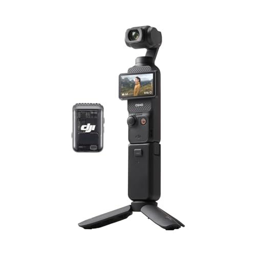 Kit DJI Osmo Pocket 3 (4K - Autonomia: Até 30 min) DJI - Peças e acessórios para câmeras - 4k, autonomia 30 min, estabilização 3 eixos, sensor cmos