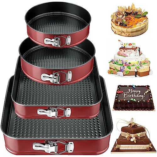 Forma para Pasteis FAMKEEP 4 Peças (Branco - Alumínio) FAMKEEP - Formas para bolos e moldes - 4 peças, alumínio, branco