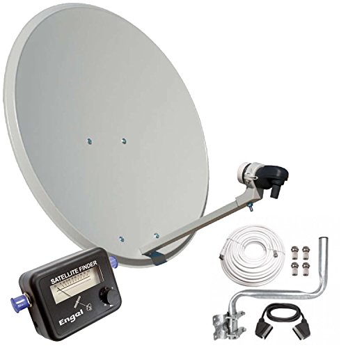 Antena Parabólica ANGE AN0432E com suporte de parede e localizador de satélite Engel Axil - Pontes e roteadores - antena parabólica, ange an0432e, suporte de parede, localizador de satélite