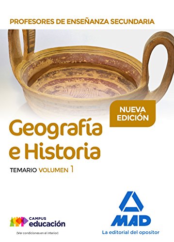 Livro Profesor De Enseñanza Secundaria Geografía E Historia. Tema MAD - Livros - professor, geografia, história