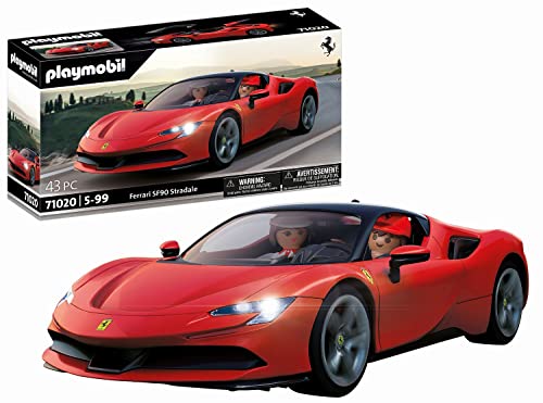 Playmobil Ferrari Sf90 Stradale (Idade Mínima Recomendada: 3 anos) PLAYMOBIL - Conjuntos de brinquedos - ferrari, sf90 stradale, elétrico, híbrido
