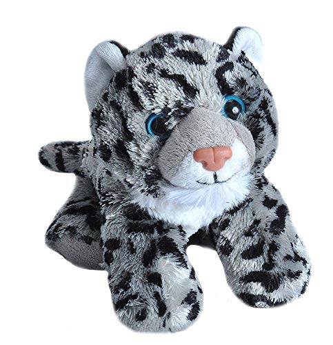 Peluche WILD REPUBLIC Hug 'ems Leopardo de Neve (Idade Mínima Recomendada: 3 anos) WILD REPUBLIC - Brinquedos - leopardo das neves, suave, macio, 3 anos