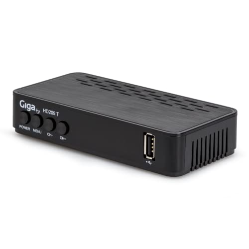 Receptor de TV GIGATV HD 209 T (Full HD) GIGA TV - Televisores - full hd, sintonizador tdt, 1 porta usb, controlo parental
