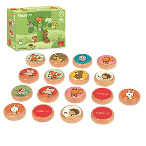 Brinquedo educativo GIOCHI PREZIOSI 53435 Goula - Livros - brinquedo educativo, giochi preziosi, 53435, jogo de memória, peças de madeira