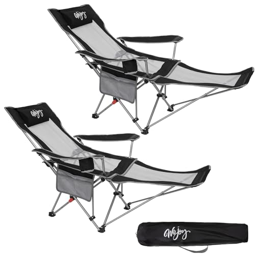 Conjunto de 2 Cadeiras de Campismo Dobráveis WEJOY #WEJOY - Móveis de exterior - dobráveis, campismo, 2 cadeiras