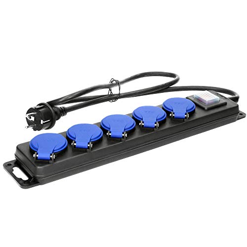 Extensão Elétrica ORNO AE-13159 (5 m - Tipo F) Orno - Fios de extensão - extensão elétrica, ornó ae-13159, 5 m, tipo f, interruptor, proteção contra picos