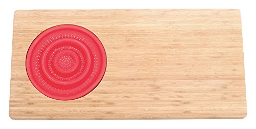 Tábua de Lavatório JOCCA 1633 | Aço inoxidável Jocca - Tábuas de corte - aço inoxidável, cortador, colher, bambu
