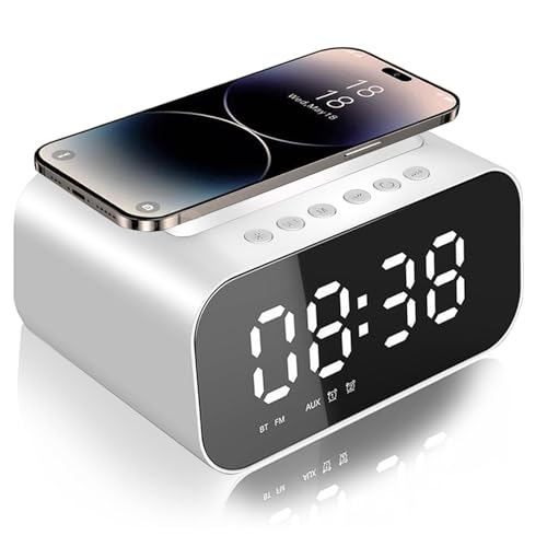 Rádio Relógio Despertador com Estação de Carregamento Inalámbrico VORRINC VORRINC - Radios - rádio, relógio, despertador, estação, carregamento inalámbrico