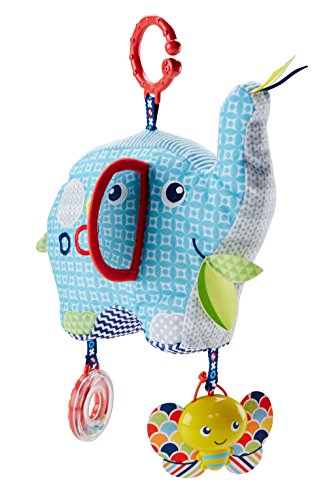 Brinquedo para Bebé FISHER-PRICE DYF88 (0 meses) Fisher-Price - Brinquedos de atividade para bebês - elefante, texturas, tecidos rugosos, 0+ meses
