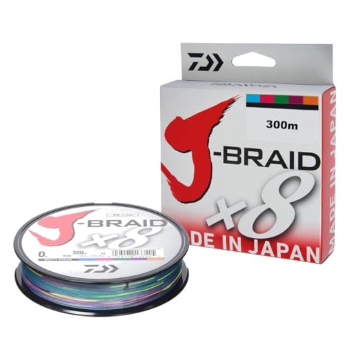 Linha de Pesca DAIWA J-BRAID 8 Braids (300m) Daiwa - Linhas de pesca e líderes - 300m, resistente, durável, braids