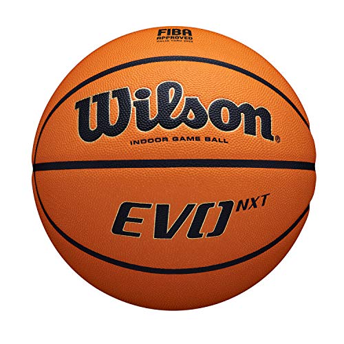 Bola de Basquetebol WILSON Evo Nxt Fiba Game (Castanho - 7) WILSON - Bolas de basquete - basquetebol, fiba oficial, castanho, 2,4 cm