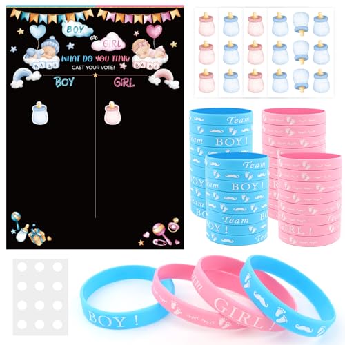 Kit de Votação de Revelação do Sexo MXTIMWAN 77 Peças MXTIMWAN - Kits de festa - votação, revelação, sexo, kit