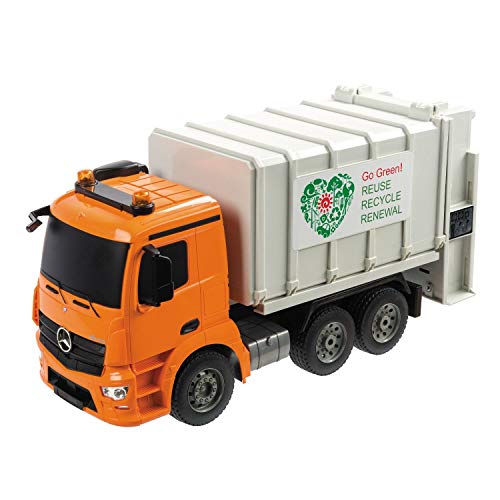 Camião Telecomandado R/C MONDO MOTORS Mercedes Arocs (Idade Mínima: 3 - Até: 10 metros) Mondo - Brinquedos - telecomandado, luzes, som, tampa traseira