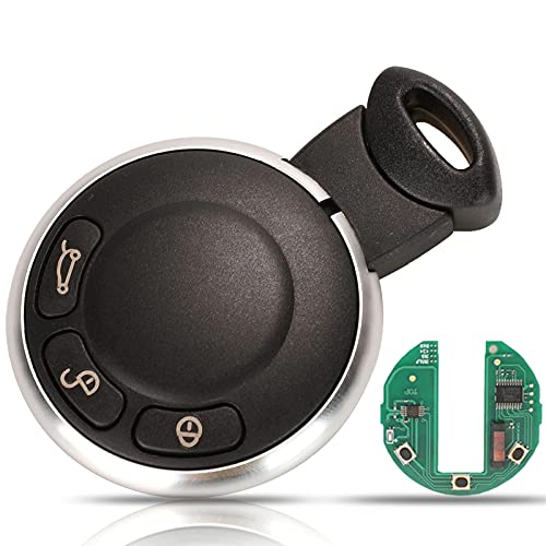 Chaveiro PROPLIP Mini Cooper S One D Clubman Countryman 3 Botões ProPlip - Segurança e proteção para veículos - mini cooper, 3 botões, preto