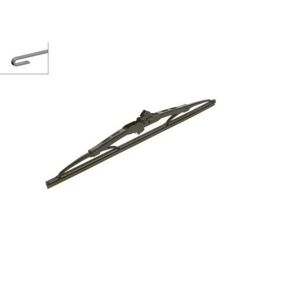 Escova Limpa-Para-Brisas BOSCH Rear H380 Bosch - Peças e acessórios para janelas de veículos automotores - preto, escova limpa para brisas, bosch