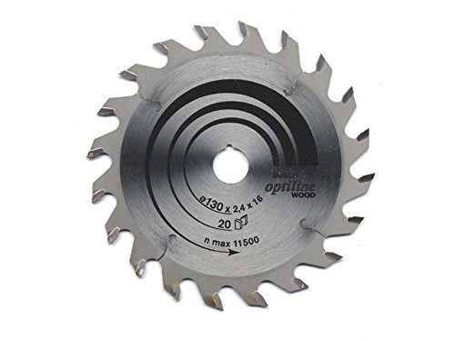 Lâmina para Serra Circular BOSCH 2608640582 Bosch - Lâminas de serra - 130 mm, metal duro, 20 dentes, aço revestido