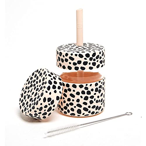 Conjunto de recipientes para comida NEON KACTUS Kids Leopard Neon Kactus - Cozinha & sala de jantar - vidro borossilicato, resistentes ao calor, fáceis de limpar, design divertido