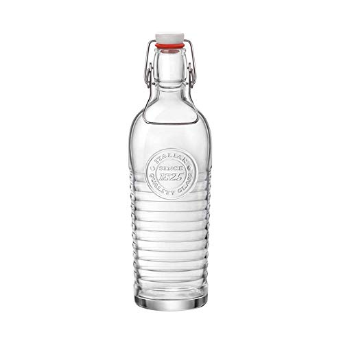 Garrafa de Vinho BORMIOLI Officina Transparente 1.2L Bormioli - Artigos domésticos - vidro, 1.2L, design elegante, capacidade