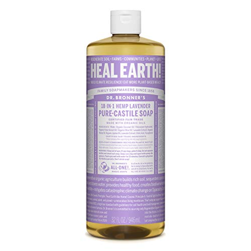 Dr. Bronner's Castile Soap Bar de Lavandería 900 g Dr. Bronner's - Gel de banho - castilho, lavanderia, 900g
