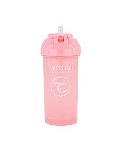Twistshake Straw Cup 360 Ml 0+Mesi Rosa Twistshake - Copos de transição - 360 ml, 0+ meses, rosa