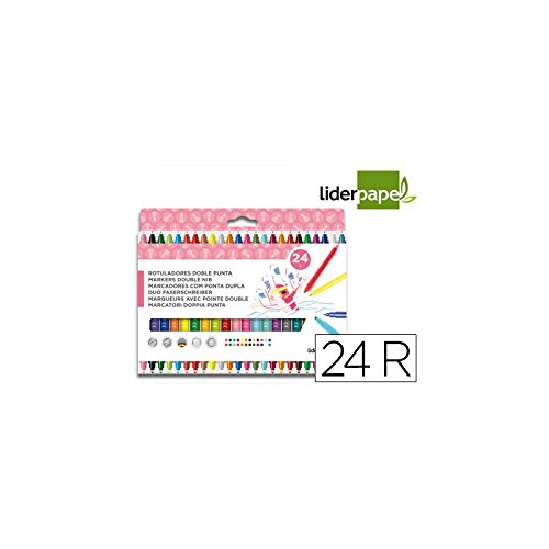 Lápis de Cor LIDERPAPel Duplo (Multicor - 4 Unidades) Liderpapel - Instrumentos de escrita e desenho - multicor, 4 unidades, fáceis de usar, cores vivas