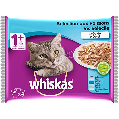 Ração para Gato WHISKAS (52 Unidades) (Pack 13 x 100 g) WHISKAS - Ração para cães - whiskas, 100 g, 13 unidades, 1300 g