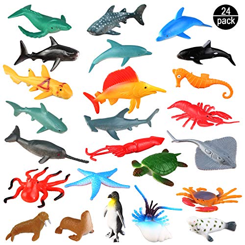 Animais Aquáticos OotSR (Idade Mínima Recomendada: 3 anos) OOTSR - Brinquedos - idade mínima 3 anos, não tóxico, superfície lisa, cor estável