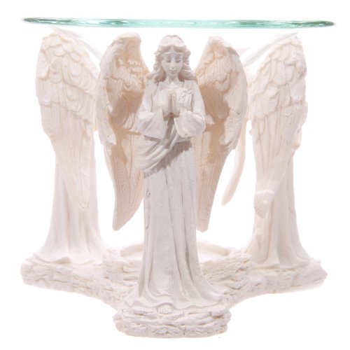 Braseiro de Óleo ANGELS CHERUBINS (Branco - Aço Inoxidável) Puckator - Cuidados pessoais - braseiro, óleo, aço inoxidável