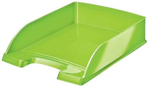 Tabuleiro LEITZ 52263054 (Verde - 26.5x2.7x36cm) Leitz - Organizadores de mesa - verde, plástico, a4, 25l
