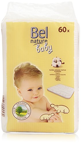 Discos para Bebé MAXI ORGANIC Cotton 60 pcs Bel - Banho e corpo - algodão orgânico, biodegradável, sem ácidos, extra-grande