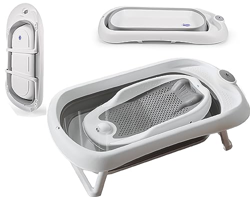 Banheira Plegável SCHWÄNLEIN 81 x 48 x 24 cm Schwänlein - Móveis para bebês e crianças pequenas - 81x48x24 cm, 50 litros, 3,2 kg, branco