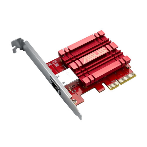 Placa de Rede ASUS XG-C100C | Preto (Rede) ASUS - Placas e adaptadores de rede - rj-45, 10000 Mbit/s, pc bus pci, intel i210-t1