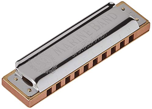 HARMONICA MARINE BAND ORIGINAL BLUES (Instrumento Musical) Hohner - Instrumentos de sopro de madeira - diatónica, versátil, blues, folk