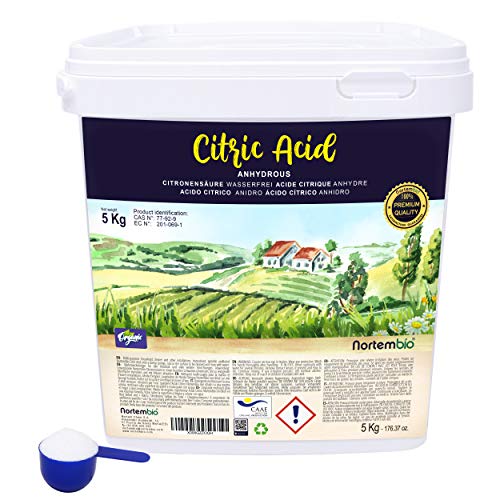 Ácido Cítrico Anidro 5Kg NORTHEM BIO Nortembio - Ervas e especiarias - ácido cítrico, anidro, 5kg
