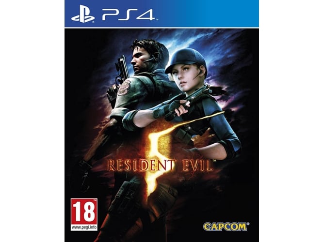 Jogo PS4 Resident Evil 5 HD Remake (M18 - Ação/aventura) Capcom - Software de jogos de vídeo - ps4, resident evil 5 hd remake, m18, ação-aventura