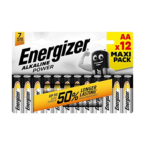 Pilhas Não Recarregáveis ENERGIZER Alcalina (12 unidades) Energizer - Baterias - alcalina, 12 unidades, alta energia