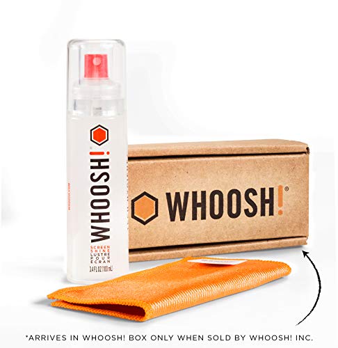 Spray Pulverizador Limpiador de Ecrã 100% Natural Whoosh! 100 Ml e 2 Panos de Microfibra Antimicrobiano Whoosh - Peças e acessórios para câmeras - natural, antimicrobiano, microfibra, 100 ml