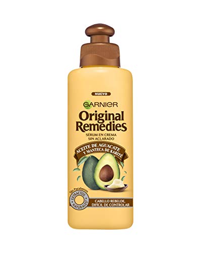 Óleo para o Cabelo FRUCTIS Original Remedies Abacate e Karité (200 ml) Garnier - Produtos de styling de cabelo - abacate, karite, 200 ml