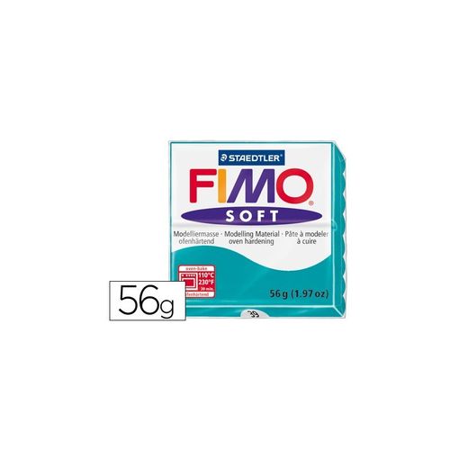 Massa de modelar STAEDTLER Fimo soft (57g) Staedtler - Materiais de cerâmica e escultura - massa, modelar, staedtler fimo soft, 57g