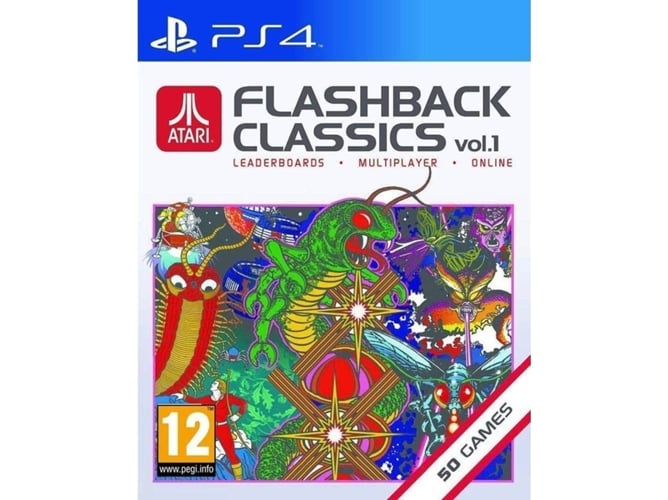 Jogo Atari Flashback Classics Vol. 1 (PS4) PQube - Software de jogos de vídeo - ps4, retro games, multijogador, atari