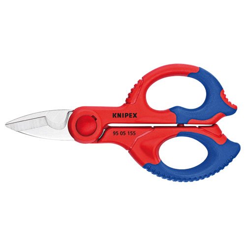 Knipex 95 05 155 SB alicate Elétrica com fio KNIPEX - Ferramentas para fios e cabos - elétrica, com fio, azul vermelho, 15,5 cm