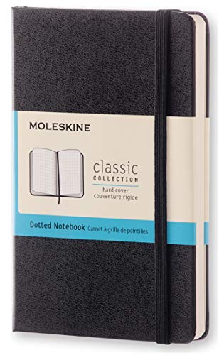 Caderno Pautado Moleskine Classic Preto (Recondicionado Como Novo) Moleskine - Cadernos e bloco de notas - capa em cartão, elástico, papel sem ácidos, bolsa interna