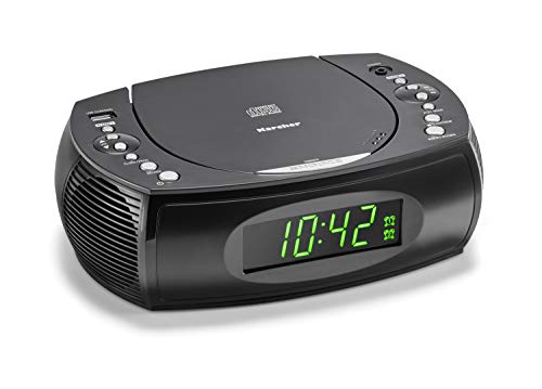 Rádio Despertador KARCHER Ur 1308 Preto Kärcher - Reprodutores de áudio e gravadores - preto, usb, cabo elétrico
