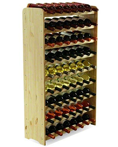 Armário de Vinho MODO24 63 Garrafas (Branco) MODO24 - Suportes para vinhos - vinho, 63 garrafas, branco