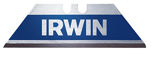 Lâminas de Faca de Cozinha Irwin 10504241 | Aço inoxidável IRWIN - Lâminas de cortador e raspador - aço inoxidável, preto, prateado, 10 lâminas