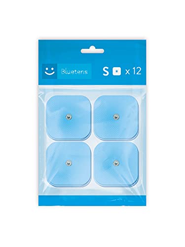 Conjunto de 12 Eléctrodos BLUETENS Azul Bluetens - Suprimentos médicos - 12 electrodos, gel hipoalergénico, lavável, extremidades