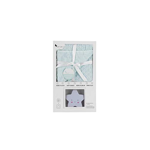 Manta de Brincar INTERBABY Estrelas (Verde) Interbaby - Móveis para bebês e crianças pequenas - luz, sons, estrelas, verde