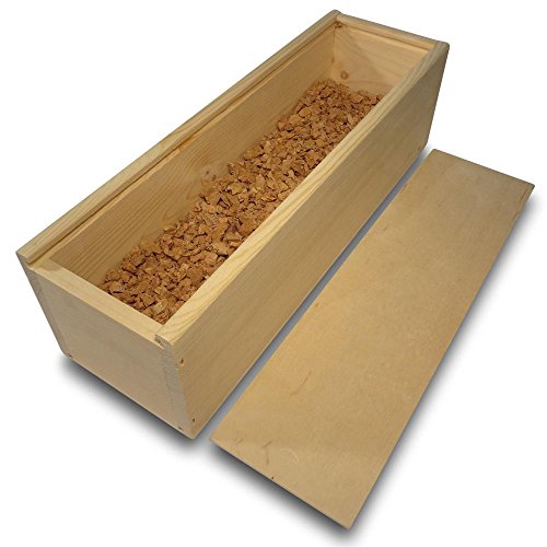 Caixa de Vinho com Granos de Corte 1L Castanho Kork-Deko - Caixas de presente e latas - caixa, vinho, granos corte, 1L, castanho