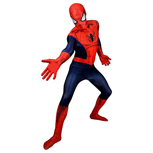 Fato Unisexo MORPHSUITS Homem Aranha Disfraz Completo Tamanho: XXL Morphsuits - Brincadeira de faz de conta - unisex, homem-aranha, disfarce, xxl