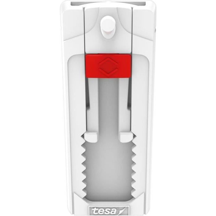 Tesa Fixador Adesivo Branco 2 Unidades TESA - Cola e adesivos de hardware - fixador adesivo, superfícies lisas, em relevo, ajustável